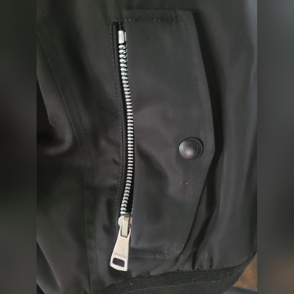 Calvin Klein Men's Black Bomber Jacket Large - Picture 3 of 4
